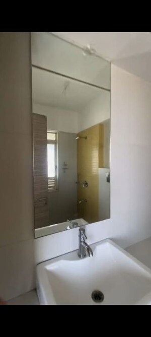 Bathroom in 2 BHK Apartment at Group Seven Rushi Heights, Goregaon East – for Rent
