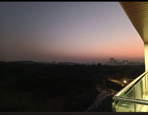 Balcony in 1 BHK Apartment at Conwood Astoria, Goregaon East – for Rent