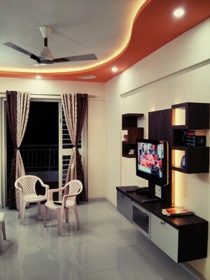 Living Room in 2 BHK Apartment at Woodland Apartments, Kothrud – for Rent