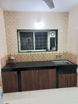 Kitchen in 1 BHK Apartment at Gopinath Nagar CHS, Kothrud – for Rent