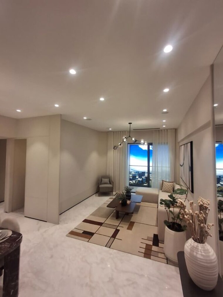 Living Room, sattva-sumera 3 Bedroom 1118 Sq.Ft. Apartment In Parel Mumbai 10607189