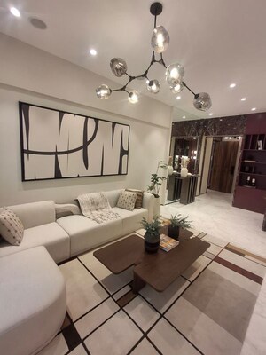 Living Room in 3 BHK Apartment at Sattva Sumera, Parel – for Sale