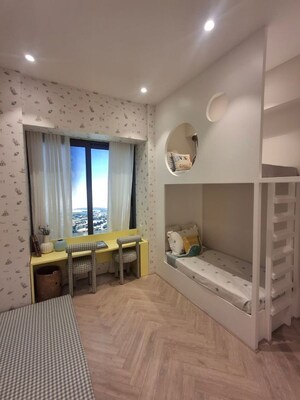 Living Room in 3 BHK Apartment at Sattva Sumera, Parel – for Sale