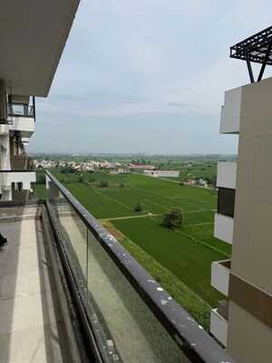Balcony in 3 BHK Apartment at Maya Green Lotus Utsav, International Airport Road – for Rent