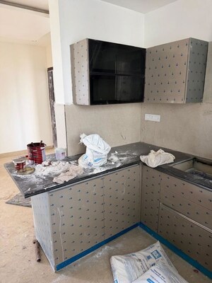 Kitchen in 3 BHK Apartment at Maya Green Lotus Utsav, International Airport Road – for Rent