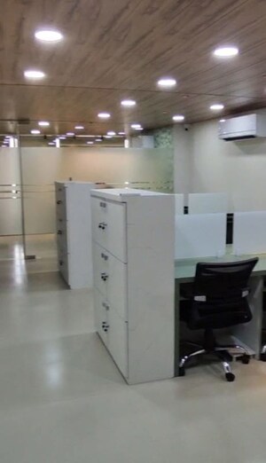 Team Area in  Office Space at Shivalik Shilp, Sanidhya – for Rent