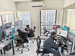 Team Area in  Office Space at Aaron Spectra, Bodakdev – for Rent