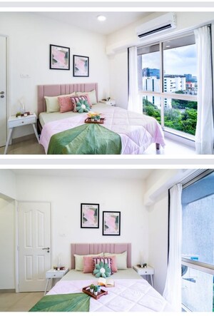 Bedroom in 2 BHK Apartment at Aspen Park, Goregaon East – for Sale