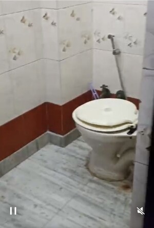 Bathroom in 2 BHK Builder Floor at Subhash Nagar – for Rent