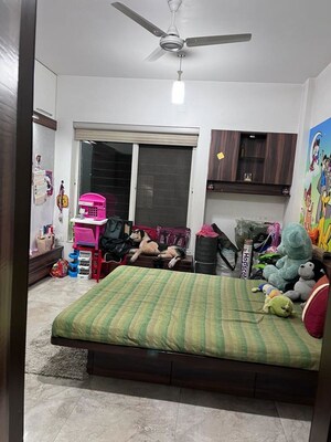 Bedroom in 3 BHK Apartment at Kundan Grand Stand, Kothrud – for Rent
