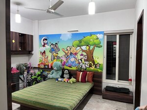 Bedroom in 3 BHK Apartment at Kundan Grand Stand, Kothrud – for Rent