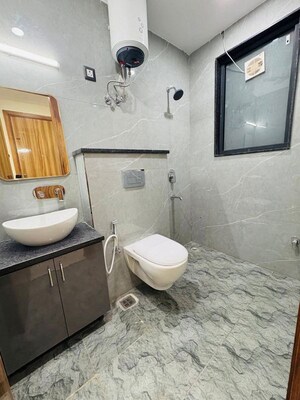Bathroom in 2 BHK Builder Floor at Saket – for Rent