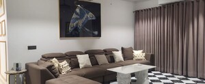 Living Room in 4 BHK Apartment at 3C Lotus 300, Sector 107 – for Rent