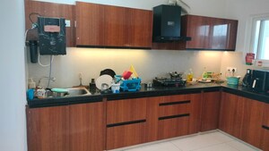 Kitchen in 3 BHK Apartment at Ambience Courtyard, Manikonda – for Rent
