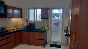 Kitchen in 3 BHK Apartment at Ambience Courtyard, Manikonda – for Rent