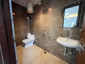 Bathroom in 2 BHK Builder Floor at Saket – for Rent