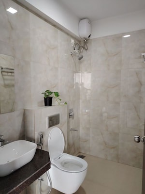 Bathroom in 1 BHK Apartment at Raymond Ten X Habitat, Pokhran Road No Two – for Rent