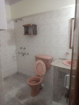 Bathroom in 2.5 BHK Apartment at Vasant Kunj – for Rent
