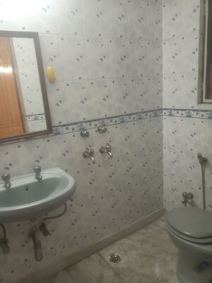 Bathroom in 2.5 BHK Apartment at Vasant Kunj – for Rent