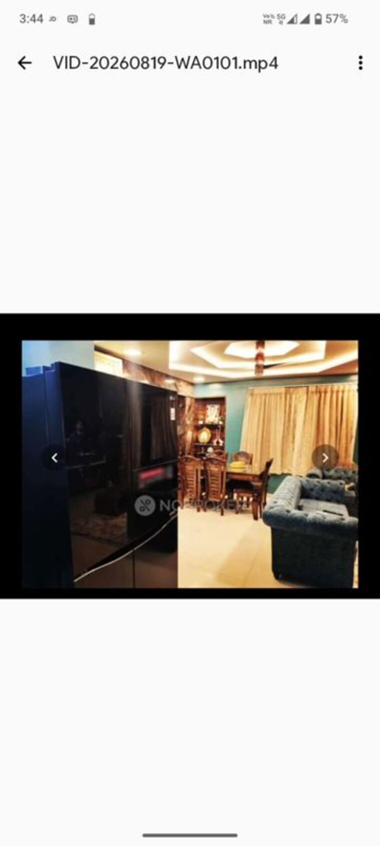 Living Room, gagan-lawish 3 Bedroom 1500 Sq.Ft. Apartment In Undri Pune 10607440