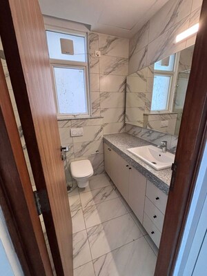 Attached Bathroom in 4 BHK Apartment at M3M Trump Tower, Sector 65 – for Rent