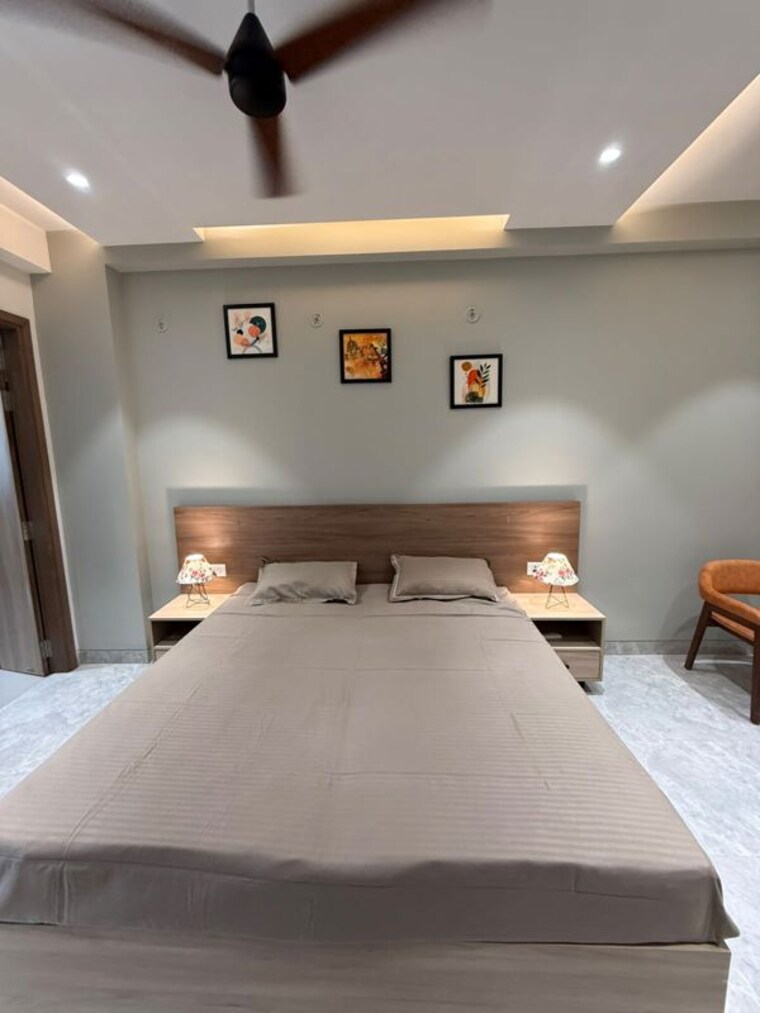 Bedroom, sector 30 Studio 651 Sq.Ft. Builder Floor In Sector 30 Gurgaon 10607527
