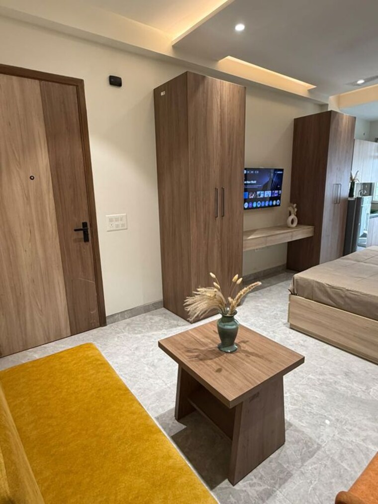 Living Room, sector 40 Studio 654 Sq.Ft. Builder Floor In Sector 40 Gurgaon 10607537