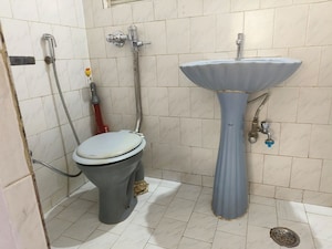 Bathroom in 2 BHK Apartment at Magarpatta City Iris, Hadapsar – for Rent