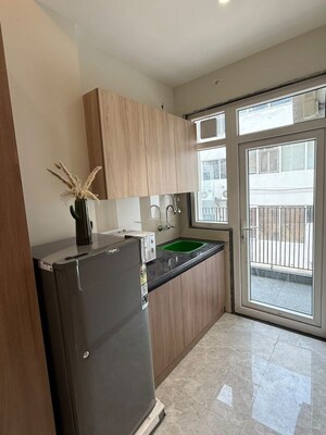 Kitchen in Studio Builder Floor at Sector 39 – for Rent