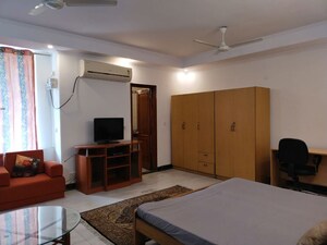 Bedroom in 3 BHK Builder Floor at Nehru Enclave – for Rent