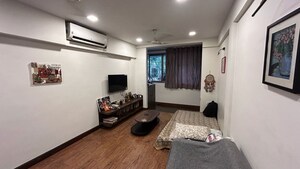 Living Room in 1 BHK Apartment at Bandra West – for Rent