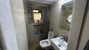 Bathroom in 1 BHK Apartment at Bandra West – for Rent