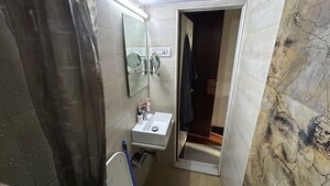 Bathroom in 1 BHK Apartment at Bandra West – for Rent
