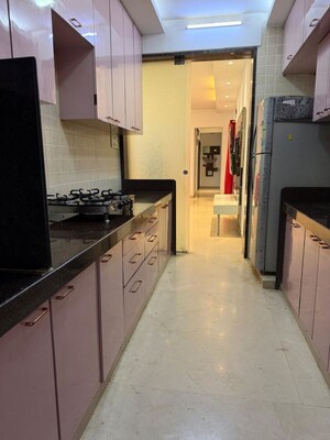Kitchen in 2 BHK Apartment at Naman Habitat, Andheri West – for Rent