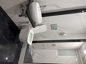 Attached Bathroom in 2 BHK Apartment at Ruparel Ariana, Parel – for Rent