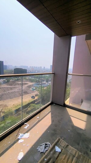 Balcony in 1 BHK Apartment at Magarpatta City Heliconia, Hadapsar – for Rent