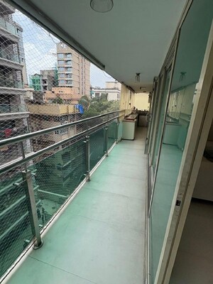 Balcony in 3 BHK Apartment at Khar West – for Rent