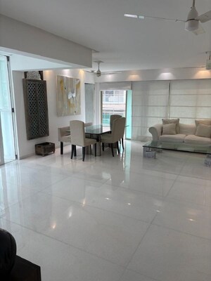 Living Room in 3 BHK Apartment at Khar West – for Rent