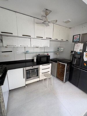 Kitchen in 3 BHK Apartment at Khar West – for Rent