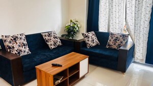 Living Room in 3 BHK Apartment at Magarpatta Jasminium, Hadapsar – for Rent