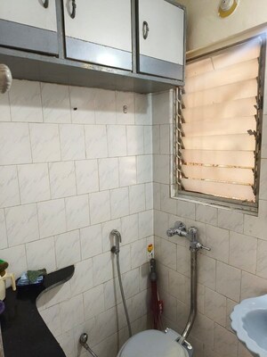 Bathroom in 3 BHK Apartment at Magarpatta Sylvania, Hadapsar – for Rent