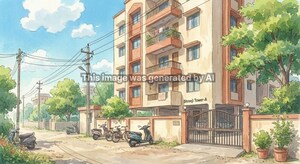  Apartment – Exterior View View at Zadeshwar - for Sale
