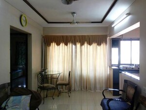 Living Room in 2 BHK Apartment at Marathon Cosmos, Mulund West – for Rent