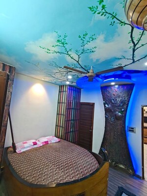 Bedroom in 2 BHK Builder Floor at Sector 15 – for Rent