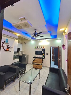 Living Room in 2 BHK Builder Floor at Sector 15 – for Rent