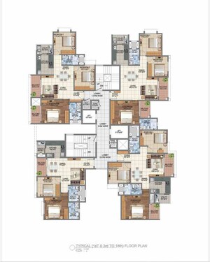 Master Plan in 3 BHK Apartment at Pride Euphora, Kr Puram – for Sale