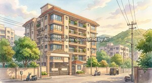  Apartment – Exterior View View at Wakhari - for Sale