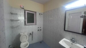 Bathroom in 3 BHK Builder Floor at Nehru Enclave – for Rent