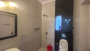 Bathroom in 3 BHK Builder Floor at Nehru Enclave – for Rent