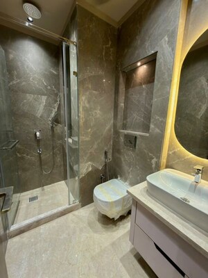 Bathroom in 3 BHK Builder Floor at Greater Kailash – for Rent